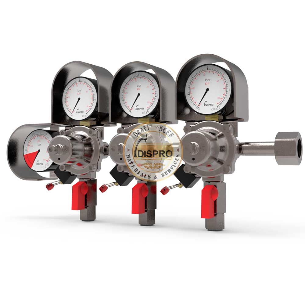 Regulador Plus 3 Cuerpos Dispro Rosca DIN 5/8"