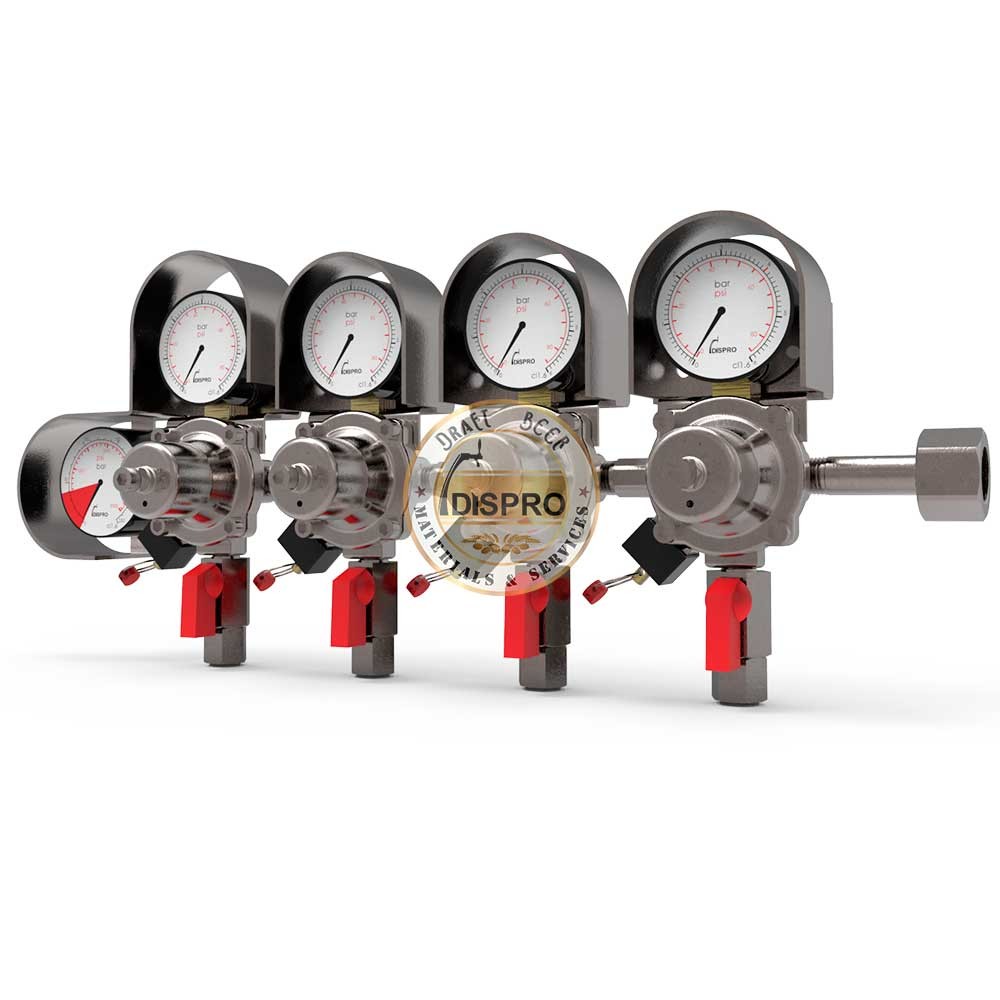 Reguladoe Plus 4 Cuerpos Dispro Rosca DIN 5/8"