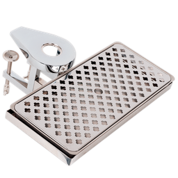 [ME063] SOPORTE 100mm 1" y 1/2" + BANDEJA 150x300cm s/m