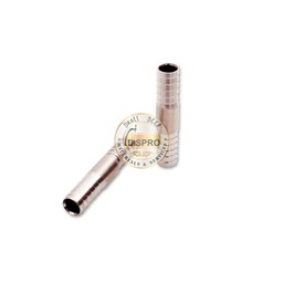 [CM001] Unión de Acero Inox d 10x13mm x 40mm largo (3/8")