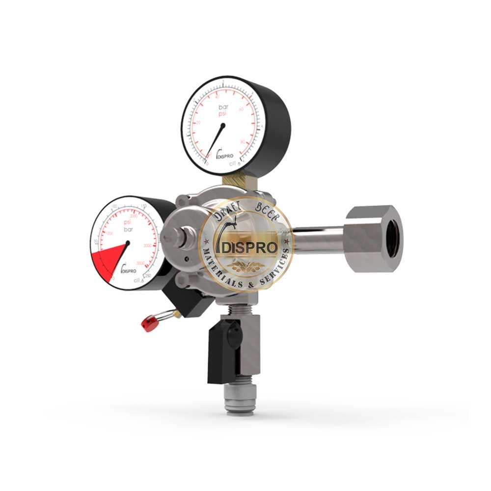 Regulador Eco 1 Cuerpo Dispro Rosca G1/2&quot; 1 Espiga 5/16&quot;