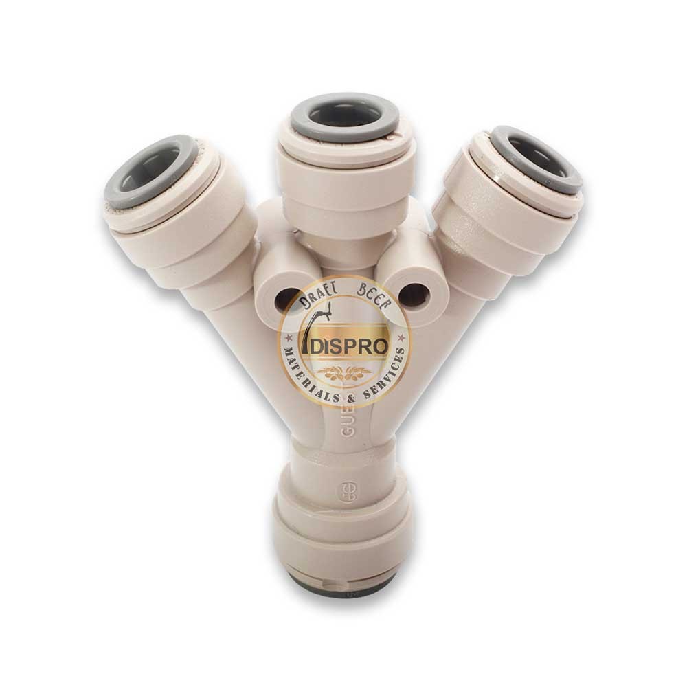 Conexión DMFit Ref. ATHWD 0706 Divisor 3 vías 1/2&quot; x 3/8&quot;