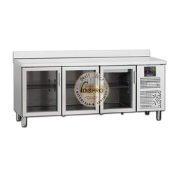 [EN083] Kegerator Dispro Inox 3 puertas CRISTAL, FBR-200 115V-50/60H