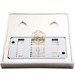 [ME002] Bandeja Inox 400x400x50mm 2 Ag. 50mm