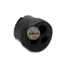 [CP043] Tapones de Goma Cónico 3 agujeros 10-9-7,5mm