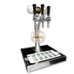 [CS035] Queen Triplo Expo Cromada 3 grifos Led